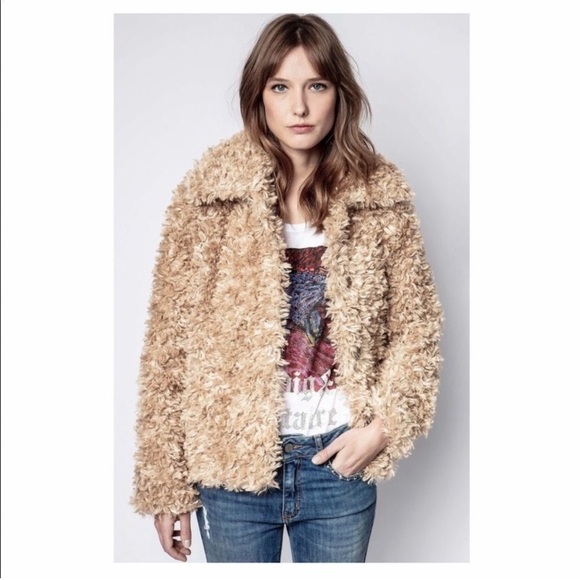 Zadig & Voltaire Fun Curley Coat. - Picture 1 of 12